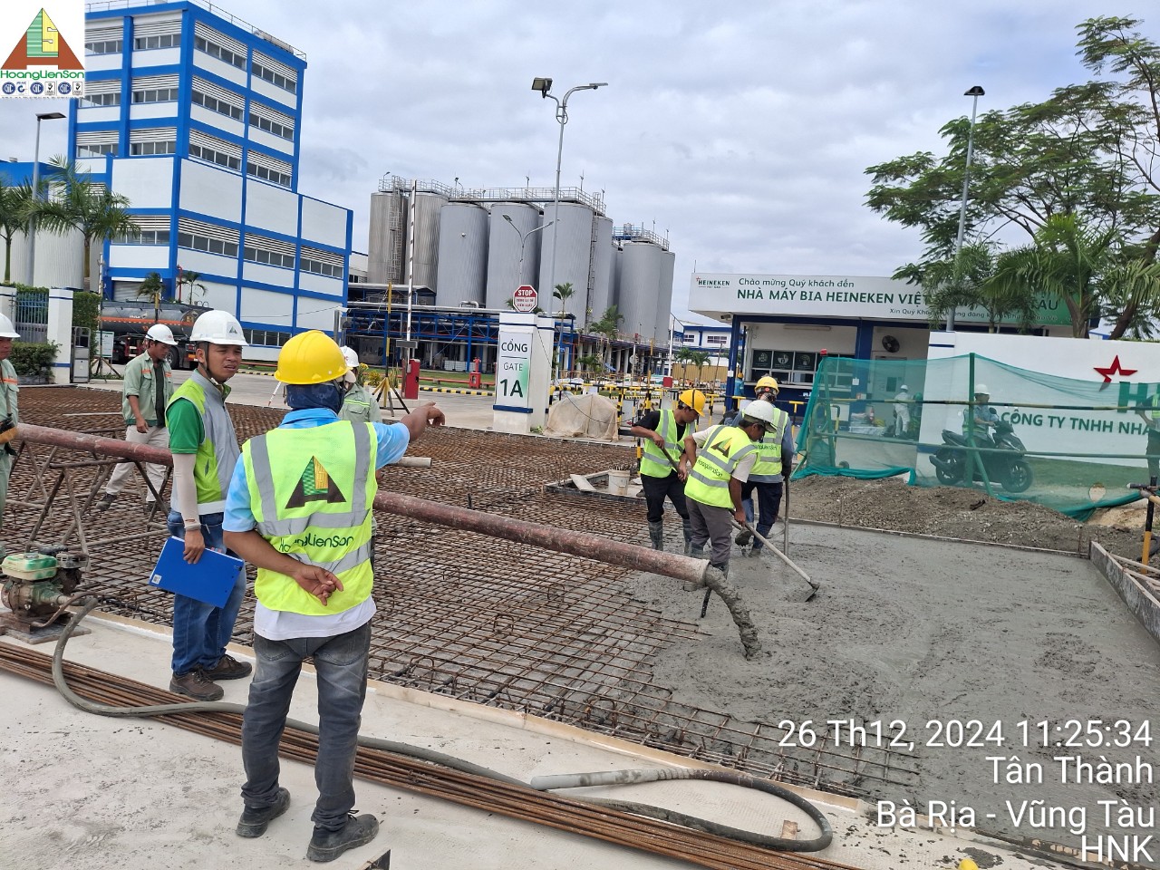 Nhà máy Bia HEINEKEN Việt Nam - Vũng Tàu - Cổng 1A, Đường nội bộ và Các công trình phụ trợ (2024)