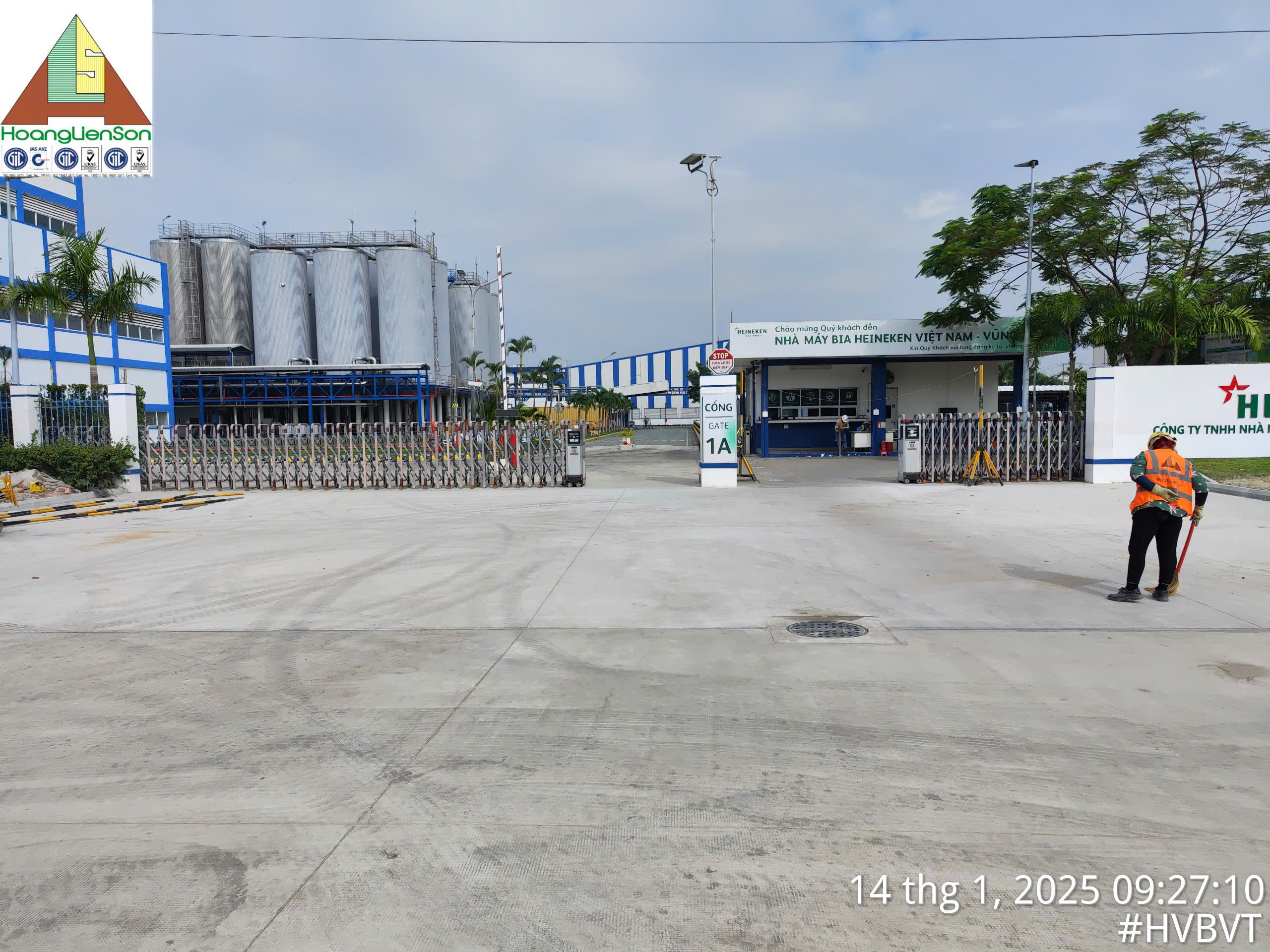 Nhà máy Bia HEINEKEN Việt Nam - Vũng Tàu - Cổng 1A, Đường nội bộ và Các công trình phụ trợ (2024)