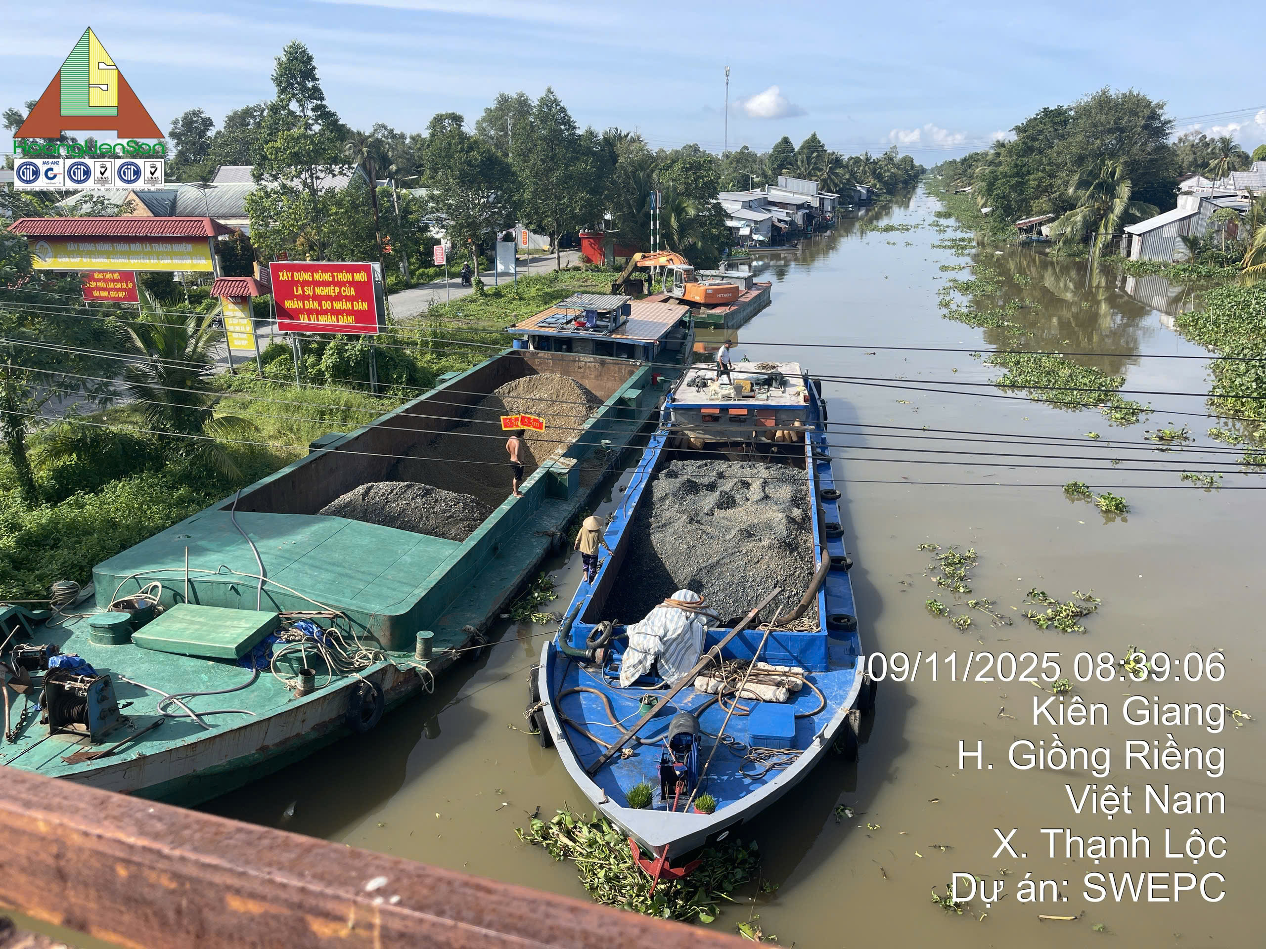 Thi công Tuyến ống bờ - Dự án Đường ống Dẫn khí Lô B - Ô MÔN