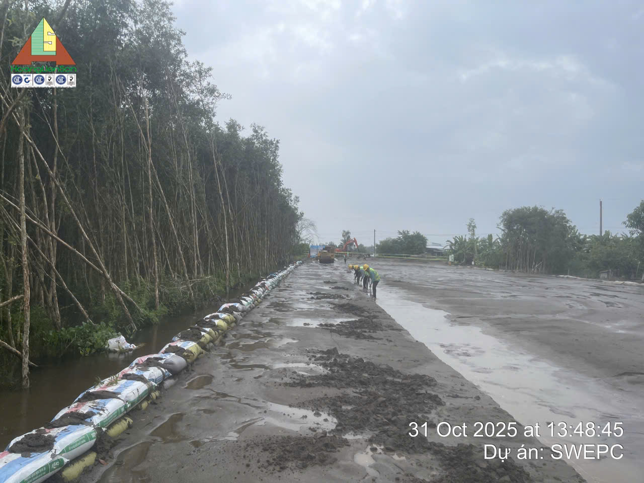 Thi công Tuyến ống bờ - Dự án Đường ống Dẫn khí Lô B - Ô MÔN