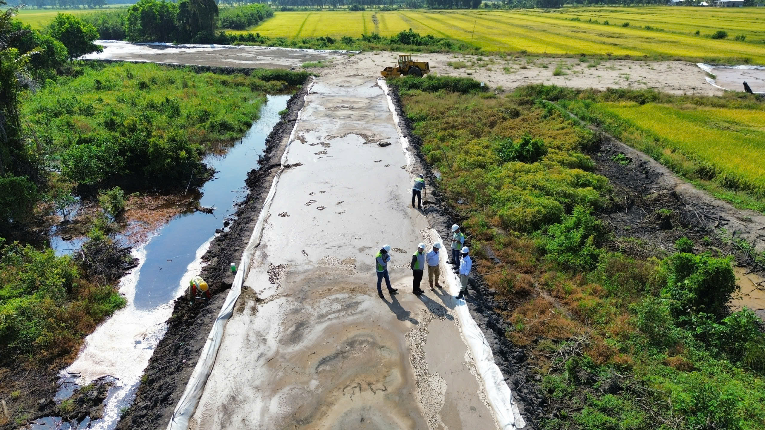 Thi công Tuyến ống bờ - Dự án Đường ống Dẫn khí Lô B - Ô MÔN