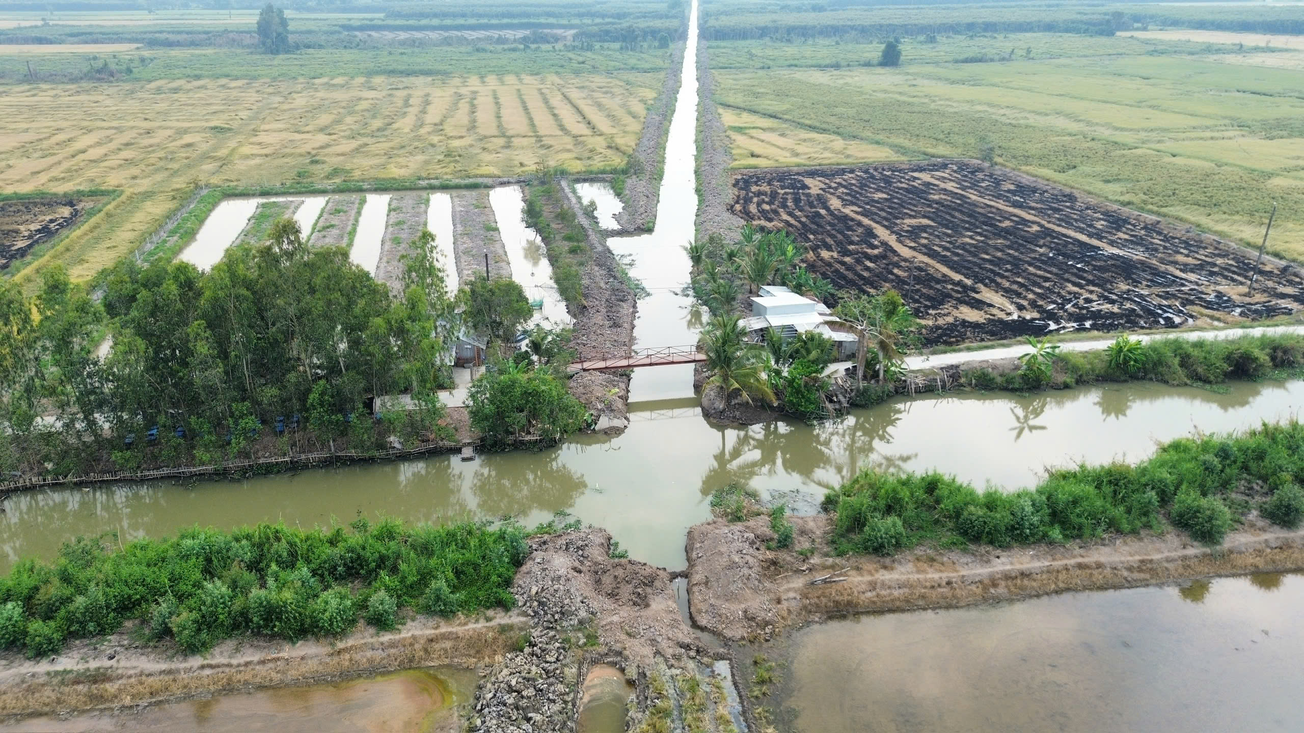 Thi công Tuyến ống bờ - Dự án Đường ống Dẫn khí Lô B - Ô MÔN