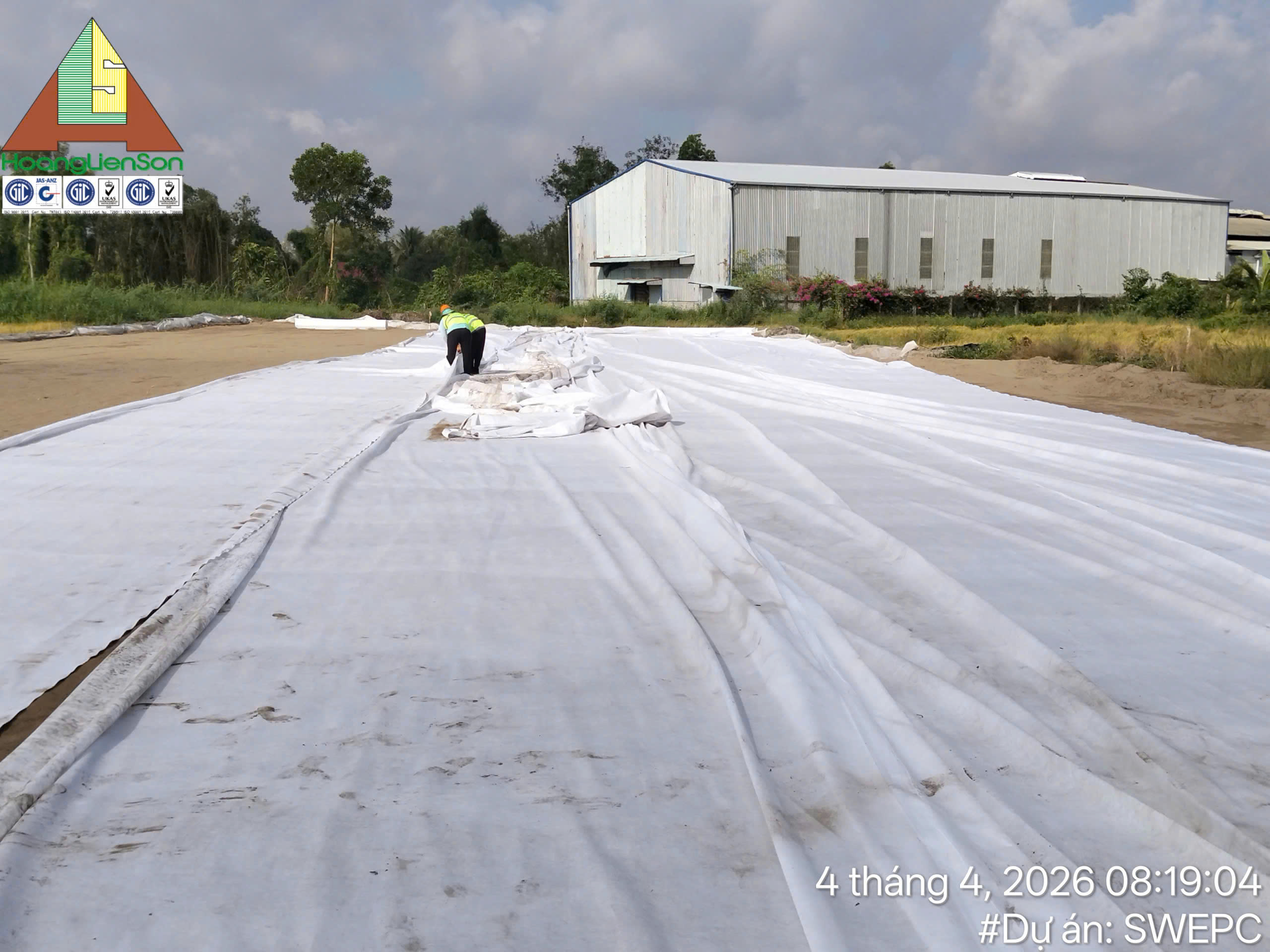 Thi công Tuyến ống bờ - Dự án Đường ống Dẫn khí Lô B - Ô MÔN