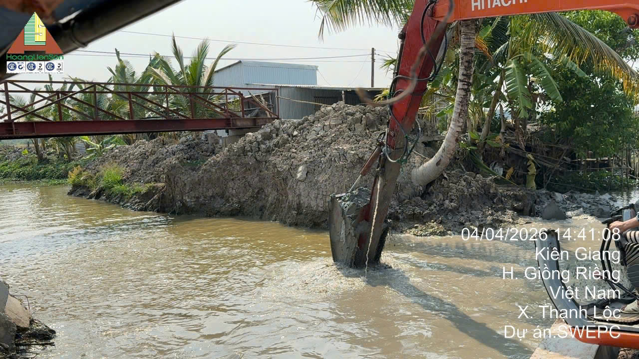 Thi công Tuyến ống bờ - Dự án Đường ống Dẫn khí Lô B - Ô MÔN