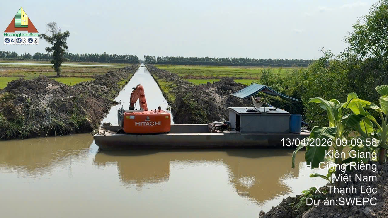 Thi công Tuyến ống bờ - Dự án Đường ống Dẫn khí Lô B - Ô MÔN