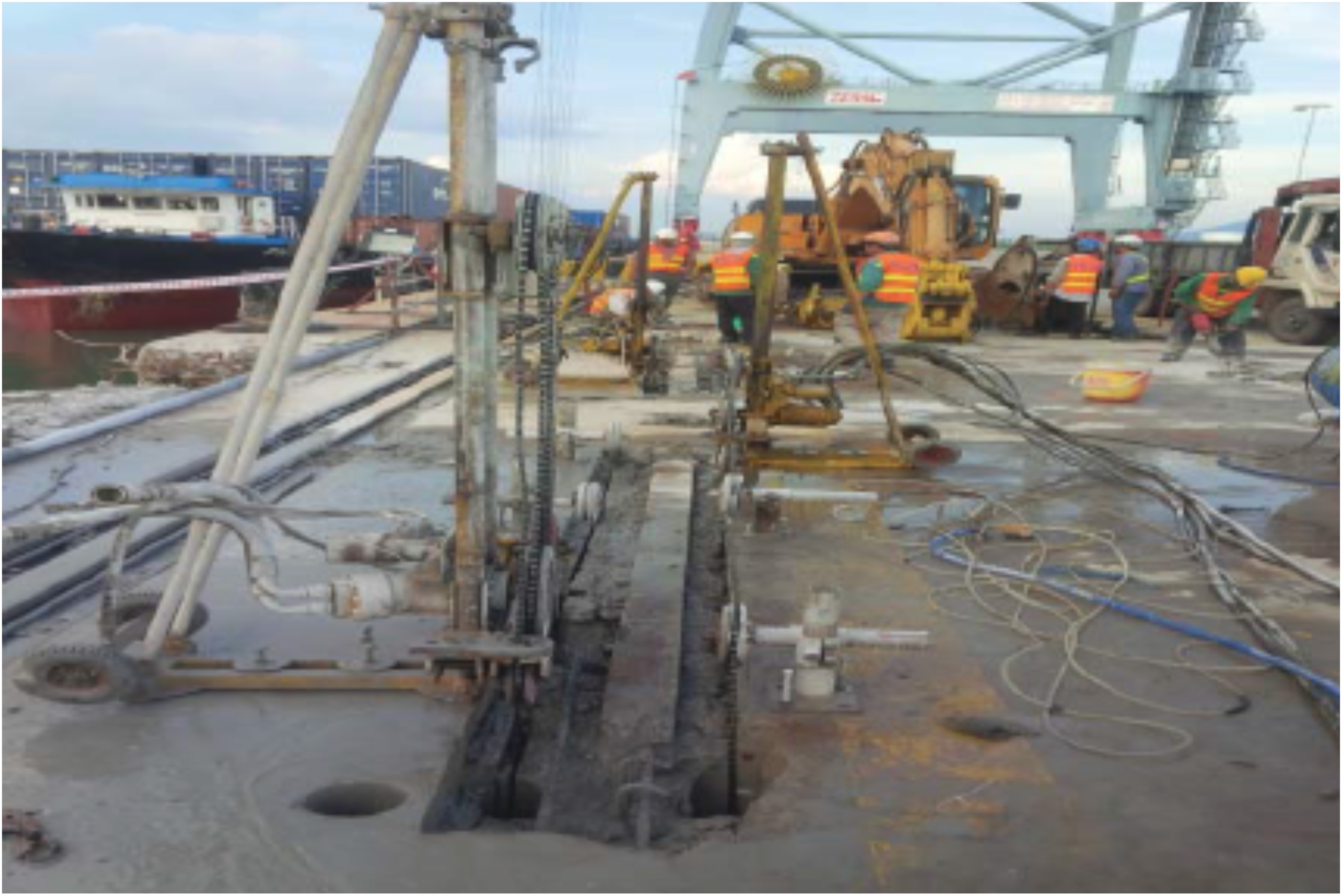 Sửa chữa Kết cấu Cầu cảng CMIT (2016)