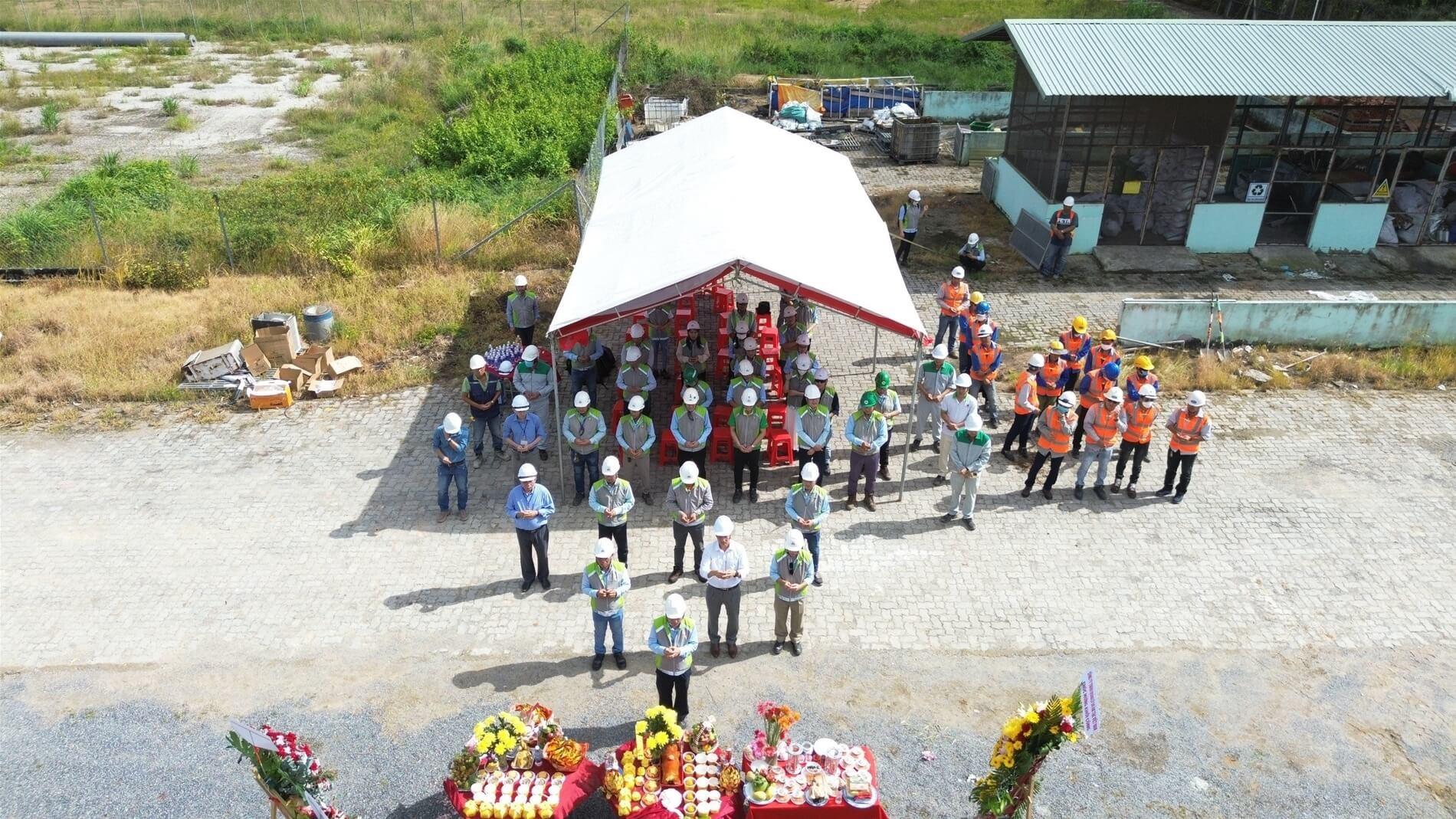 Groundbreaking Ceremony of MEKONG Flour Mill Project