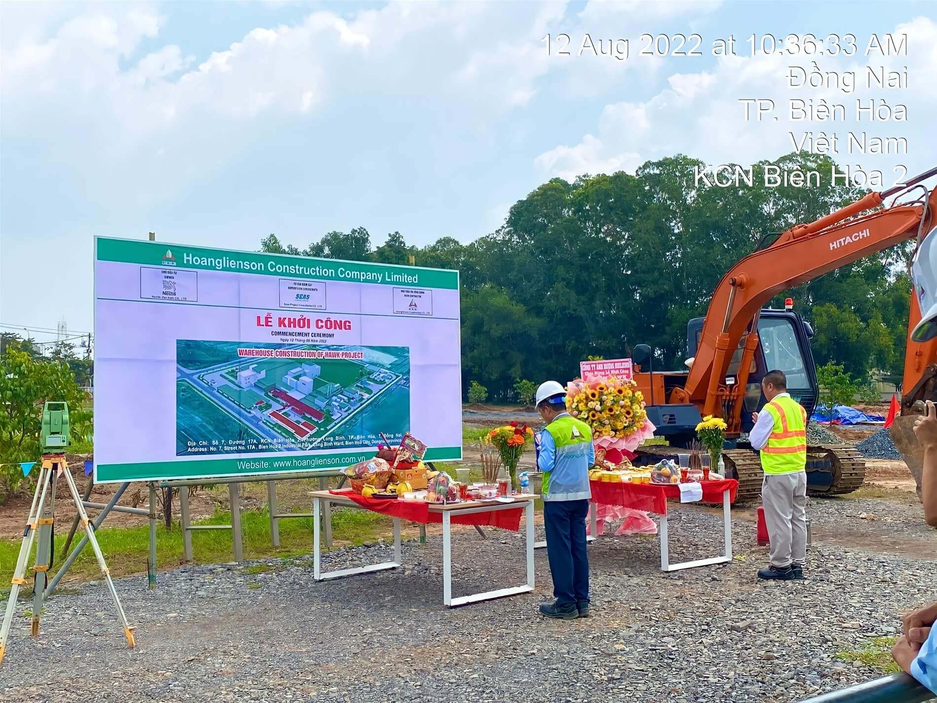 Groundbreaking Ceremony for the "HAWK Workshop Construction" Project