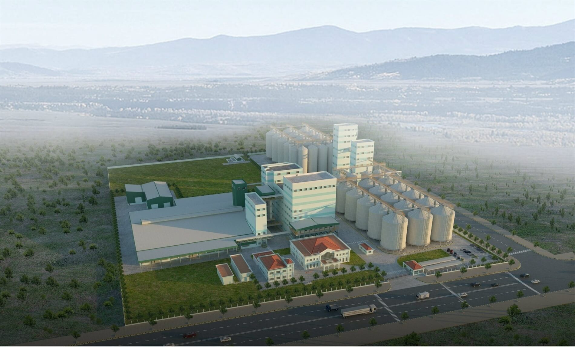 Mở rộng Nhà máy Bột mỳ MEKONG - Xây dựng Nhà Phối trộn & Silo chứa Bột mỳ