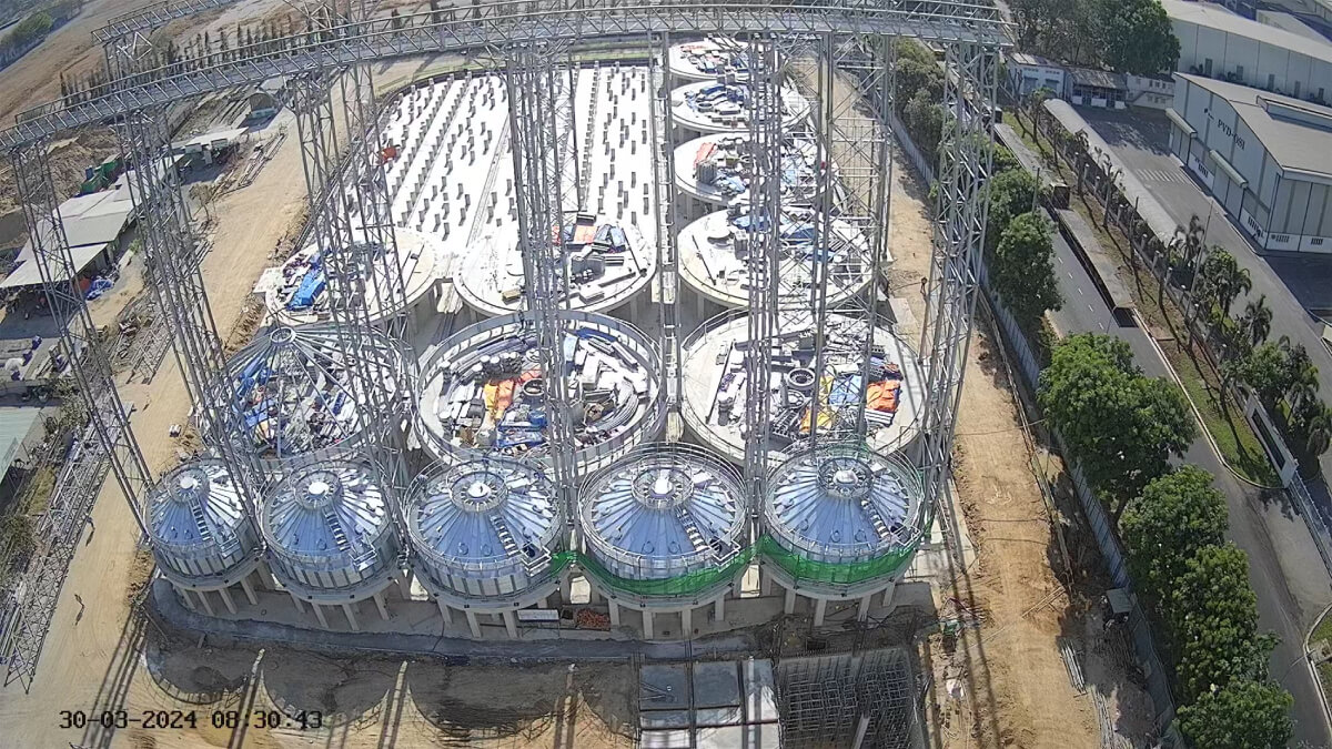 Mở rộng Nhà máy Bột mỳ MEKONG - Xây dựng Nhà Phối trộn & Silo chứa Bột mỳ